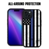 Guard Dog MagSafe American Flag-Thin Blue Line-Hero Case for iPhone 15 Plus
