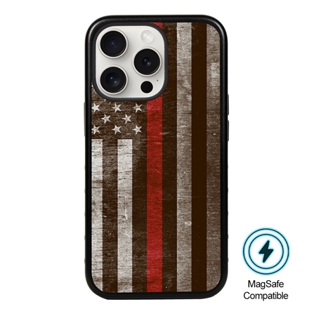 Guard Dog MagSafe American Flag-Thin Red Line-Legend Case for iPhone 15 Pro Max
