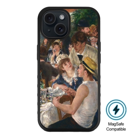 Famous Art MagSafe Case for iPhone 15 Plus (Renoir - Luncheon of The Boating Party) 
