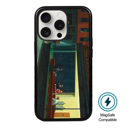 Famous Art MagSafe Case for iPhone 15 Pro Max (Hopper - Nighthawks) 
