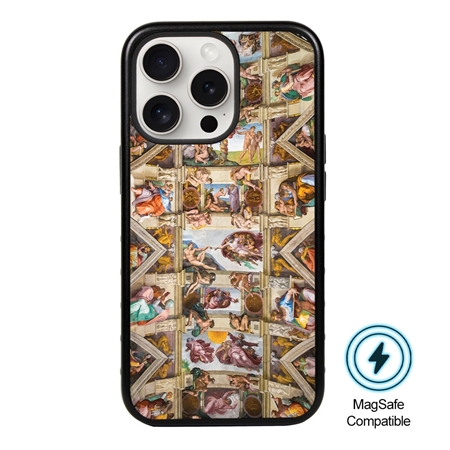 Famous Art MagSafe Case for iPhone 15 Pro (Rafael - Sistine Chapel) 
