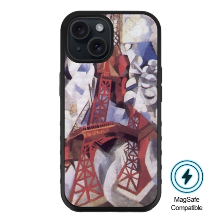 Famous Art MagSafe Case for iPhone 15 Plus (Delaunay - The Red Tower) 
