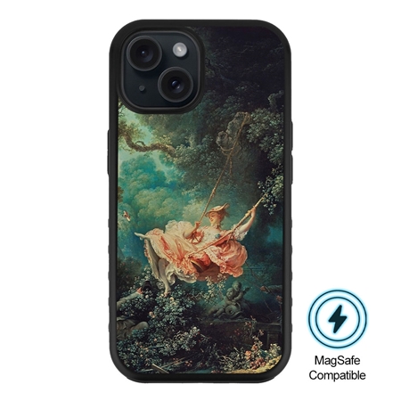 Famous Art MagSafe Case for iPhone 15 (Fragonard - The Swing) 
