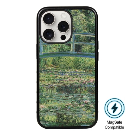 Famous Art MagSafe Case for iPhone 15 Pro (Monet - The Water Lily Pond) 
