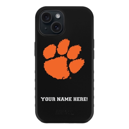 Guard Dog Clemson Tigers Personalized Case for iPhone 15 
