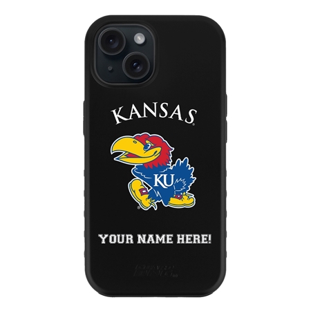 Guard Dog Kansas Jayhawks Personalized Case for iPhone 15 
