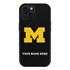 Guard Dog Michigan Wolverines Personalized Case for iPhone 15 
