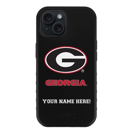Guard Dog Georgia Bulldogs Personalized Case for iPhone 15 Plus 
