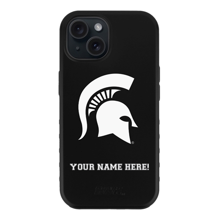 Guard Dog Michigan State Spartans Personalized Case for iPhone 15 Plus 
