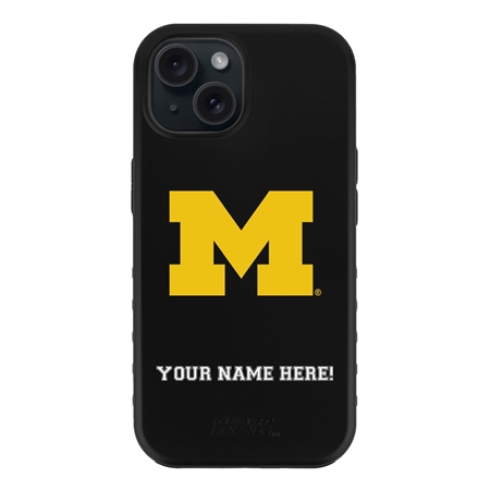 Guard Dog Michigan Wolverines Personalized Case for iPhone 15 Plus 
