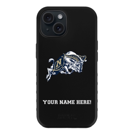 Guard Dog Navy Midshipmen Personalized Case for iPhone 15 Plus 

