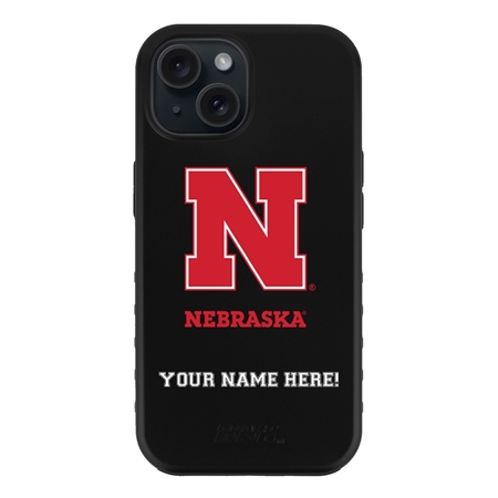 Guard Dog Nebraska Cornhuskers Personalized Case for iPhone 15 Plus 
