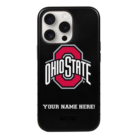 Guard Dog Ohio State Buckeyes Personalized Case for iPhone 15 Pro Max 

