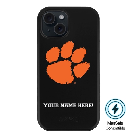 Guard Dog MagSafe Clemson Tigers Personalized Case for iPhone 15 

