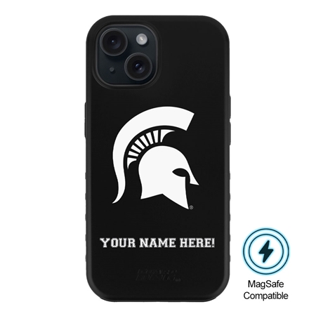 Guard Dog MagSafe Michigan State Spartans Personalized Case for iPhone 15 
