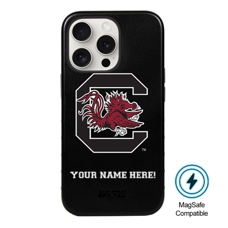 Guard Dog MagSafe South Carolina Gamecocks Personalized Case for iPhone 15 Pro 
