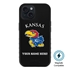 Guard Dog MagSafe Kansas Jayhawks Personalized Case for iPhone 15 Plus 
