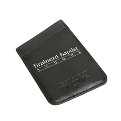 
Brainerd Baptist Card Keeper Leather Phone Wallet with RFID Protection - Logo