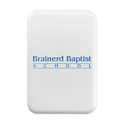 
Brainerd Baptist MagSafe Battery Pack Phone Charger - White - Logo