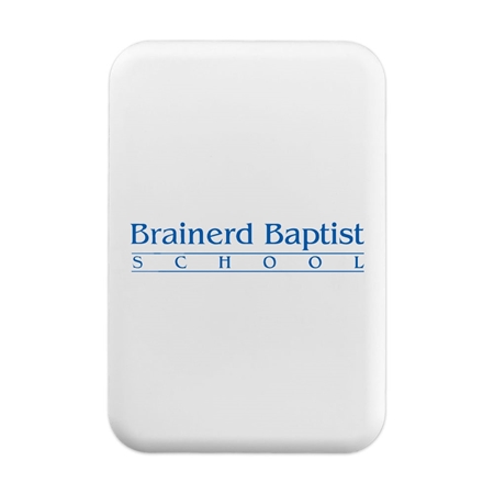 Brainerd Baptist MagSafe Battery Pack Phone Charger - White - Logo
