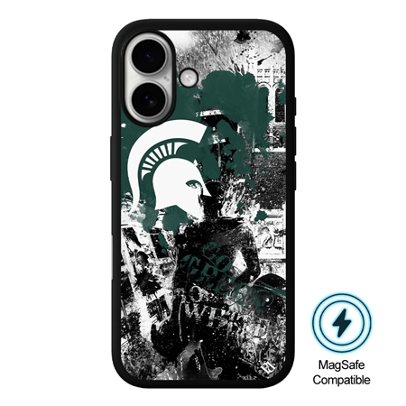 Guard Dog MagSafe Michigan State Spartans PD Spirit Case for iPhone 16
