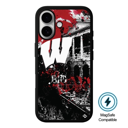 Guard Dog MagSafe Wisconsin Badgers PD Spirit Case for iPhone 16
