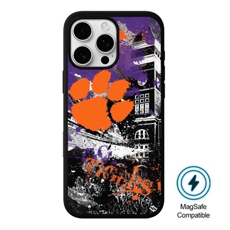 Guard Dog MagSafe Clemson Tigers PD Spirit Case for iPhone 16 Pro
