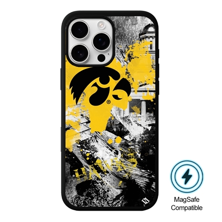 Guard Dog MagSafe Iowa Hawkeyes PD Spirit Case for iPhone 16 Pro
