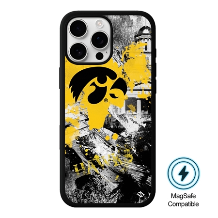 Guard Dog MagSafe Iowa Hawkeyes PD Spirit Case for iPhone 16 Pro Max
