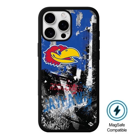 Guard Dog MagSafe Kansas Jayhawks PD Spirit Case for iPhone 16 Pro Max
