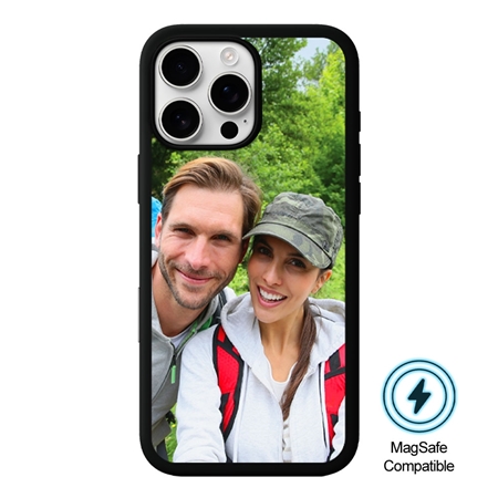 Custom Photo MagSafe Case for iPhone 16 Pro (Black Case)
