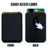 Kansas Jayhawks Magnetic Credit Card Holder/Phone Wallet
