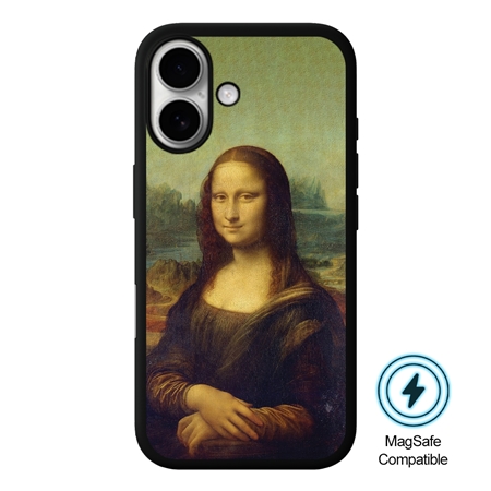 Famous Art Case for iPhone 16 (da Vinci - Mona Lisa) 
