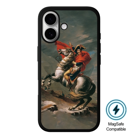 Famous Art Case for iPhone 16 (David - Napoleon Crossing The Alps) 
