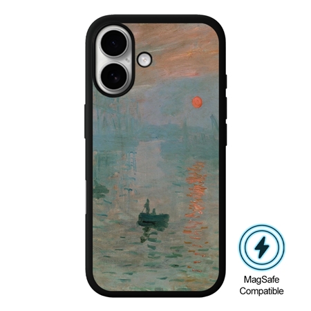 Famous Art Case for iPhone 16 (Monet - Impression Sunrise) 
