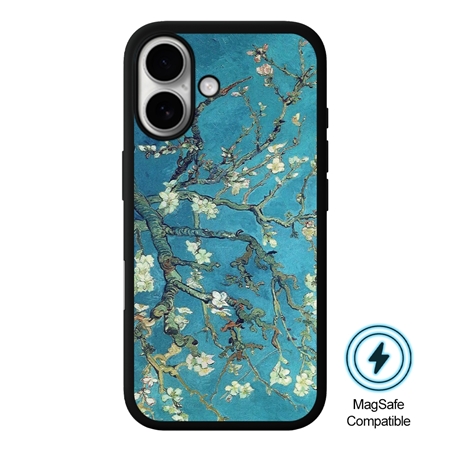 Famous Art Case for iPhone 16 (Van Gogh - Branches with Almond Blossoms) 
