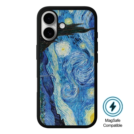 Famous Art Case for iPhone 16 (Van Gogh - Starry Night) 
