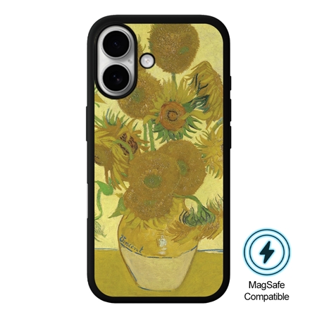 Famous Art Case for iPhone 16 (Van Gogh - Sunflowers) 
