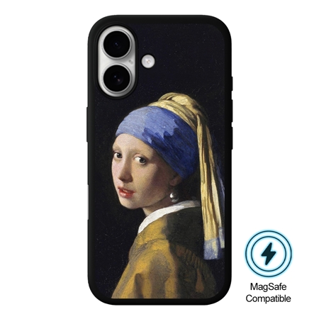 Famous Art Case for iPhone 16 (Vermeer - Girl with Pearl Earring) 
