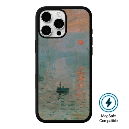 Famous Art Case for iPhone 16 Pro Max (Monet - Impression Sunrise) 
