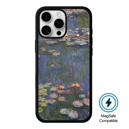 Famous Art Case for iPhone 16 Pro Max (Monet - Water Lilies) 

