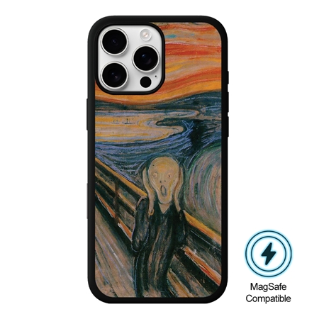 Famous Art Case for iPhone 16 Pro Max (Munch - The Scream) 
