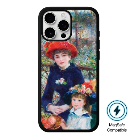 Famous Art Case for iPhone 16 Pro Max (Renoir - Two Sisters) 
