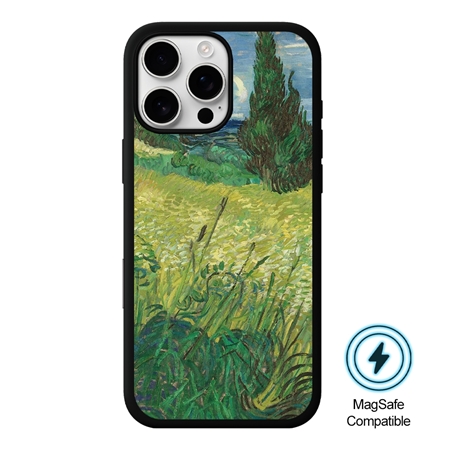 Famous Art Case for iPhone 16 Pro Max (Van Gogh - Green Field) 
