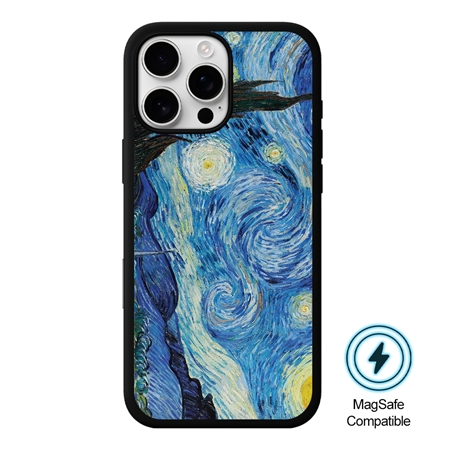 Famous Art Case for iPhone 16 Pro Max (Van Gogh - Starry Night) 
