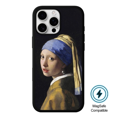 Famous Art Case for iPhone 16 Pro Max (Vermeer - Girl with Pearl Earring) 
