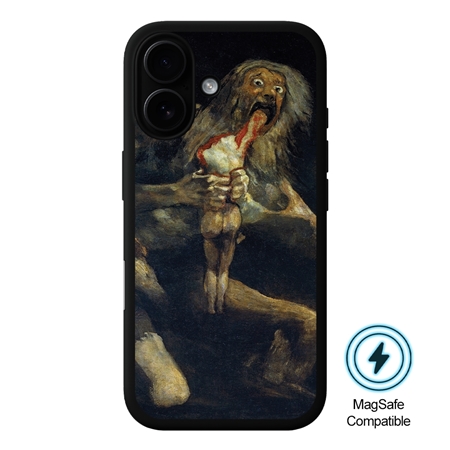 Famous Art Case for iPhone 16 Plus (de Goya - Saturno Devouring his Son) 
