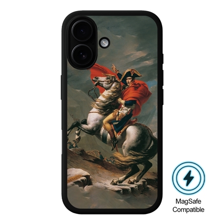Famous Art Case for iPhone 16 Plus (David - Napoleon Crossing The Alps) 
