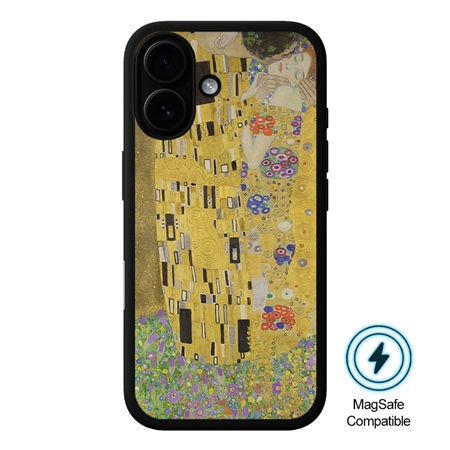 Famous Art Case for iPhone 16 Plus (Klimt - The Kiss) 
