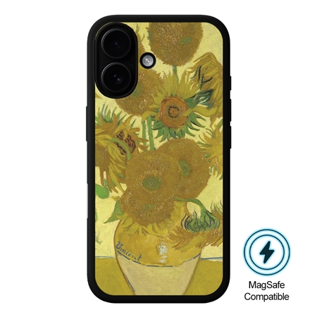 Famous Art Case for iPhone 16 Plus (Van Gogh - Sunflowers) 

